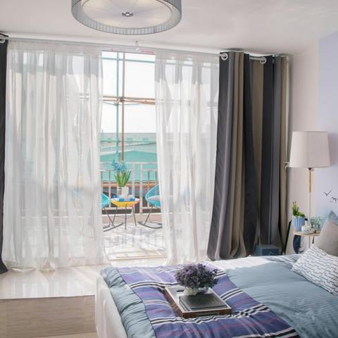 最新卧室窗帘，时尚与功能的完美融合