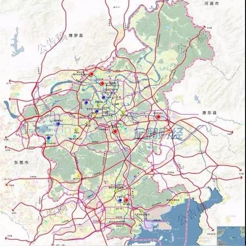河源高铁站最新规划详解图，规划图概览